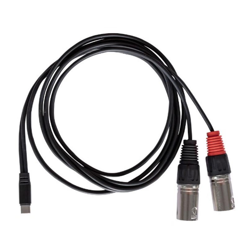 Rubiqube tdxl type c-2 xlr male cable tcdxl