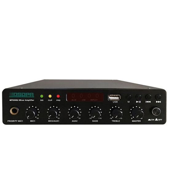 Dsppa 60w ultra thin digital mixer amplifier 60w