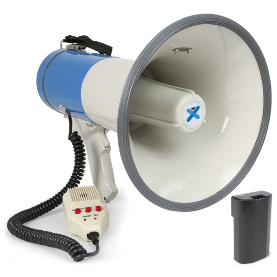 Vonyx – meg065 megaphone usb/sd, siren, microphone, rechargeable battery