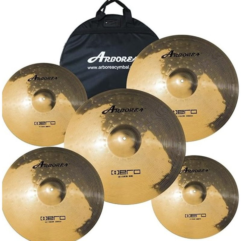 Arborea cymbal 3 pack b20 + bag