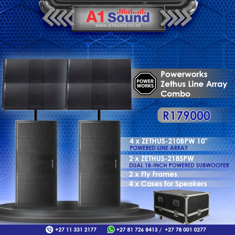 Powerworks zethus line array system 