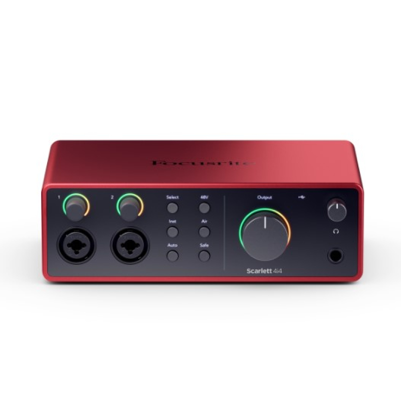 Focusrite scarlett 4i4 4th gen usb audio interface