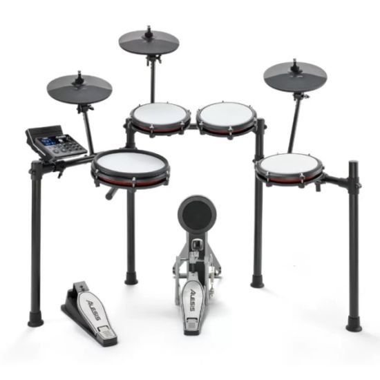 Alesis nitro max electronic drum kit – 8-piece with mesh heads and bluetooth