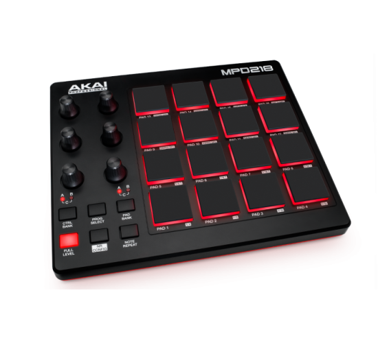 Akai MPD218 Feature-Packed, Highly Playable Pad Controller