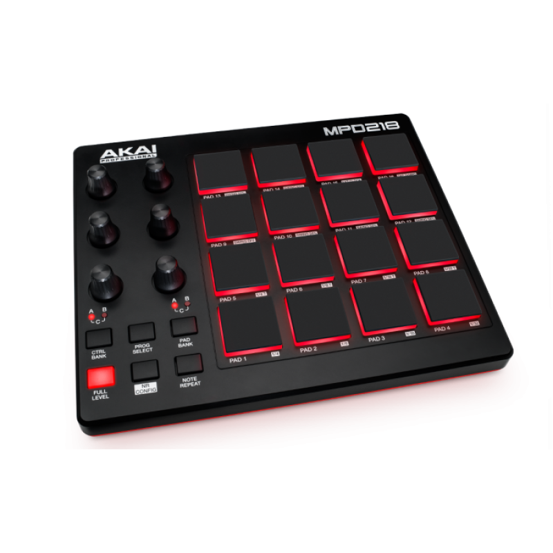 Akai MPD218 Feature-Packed, Highly Playable Pad Controller