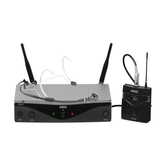 Akg wms420 headworn set wireless microphone system