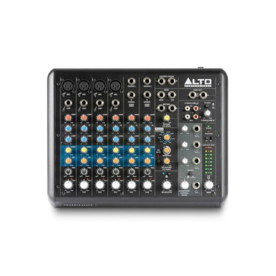 Alto pro true mix 800 8-channel analog mixer with usb and effects
