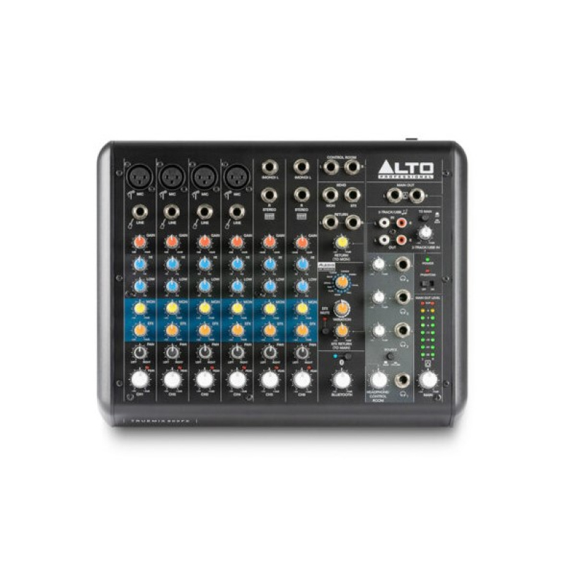 Alto pro true mix 800 8-channel analog mixer with usb and effects