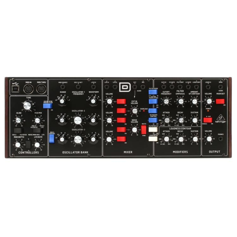 Behringer Model D portable analog synthesizer