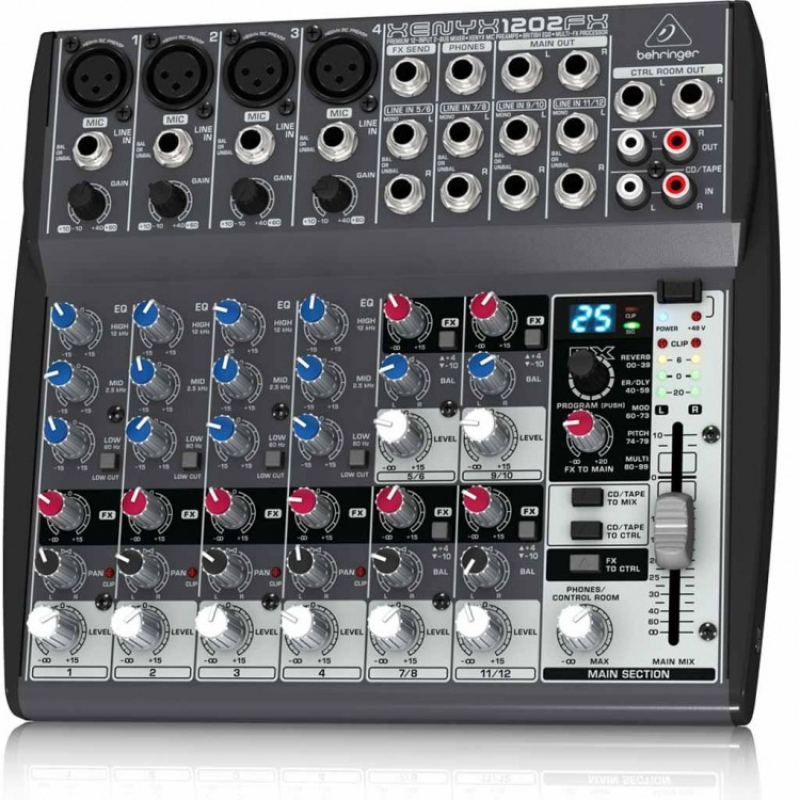 Behringer xenyx1202fx analogue mixer