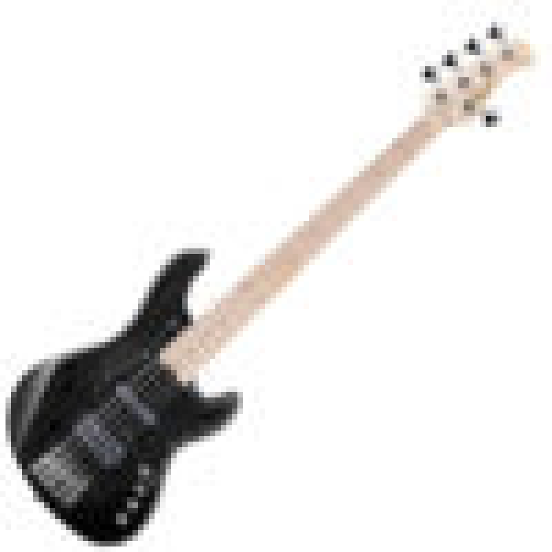 Cort GB75JH 5-string bass guitar with jazz -Humbucker Pickups Transparent Black