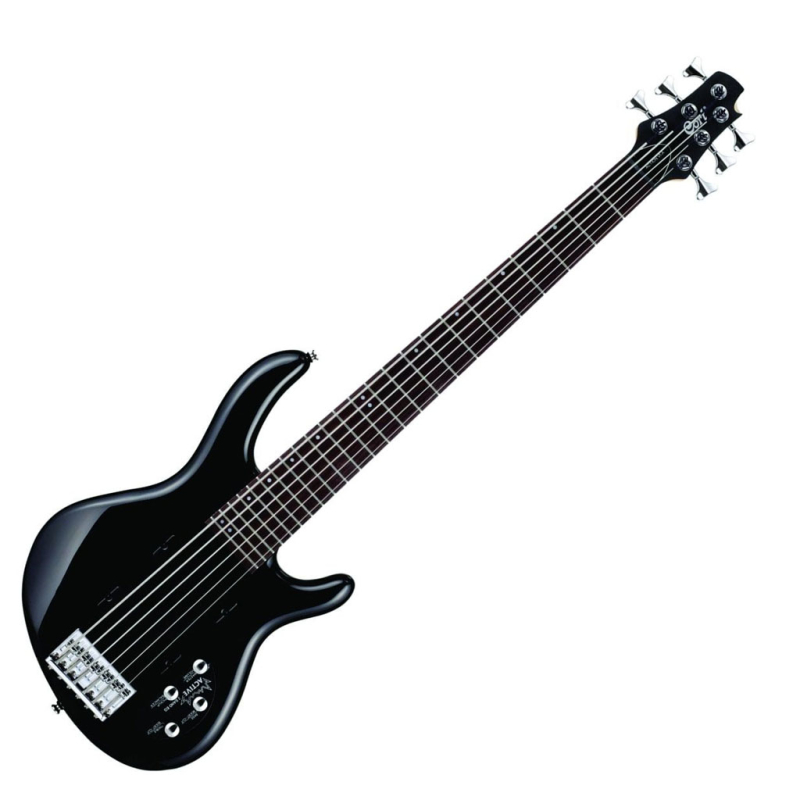 Cort Actions Bass VI Plus 6 String Bass Guitar 2-Band EQ – Black