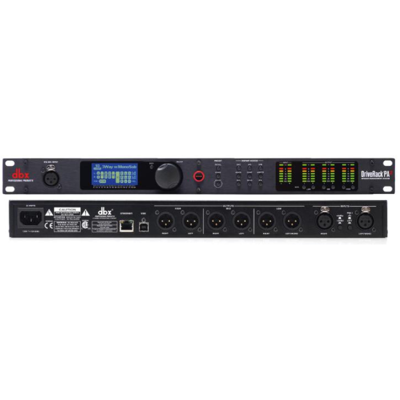 Dbx driverack pa2 speaker management system