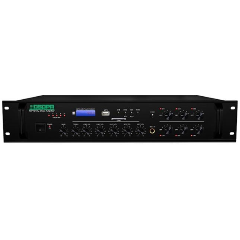 DSPPA MP 1010U 350W 2 Mic 3 Aux Mixing Amplifier