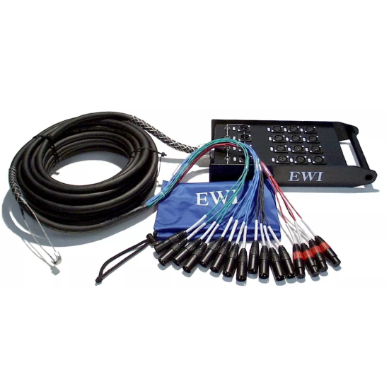 Ewi pspx16100 12mic ;4 return 100 foot 30m snake cable 