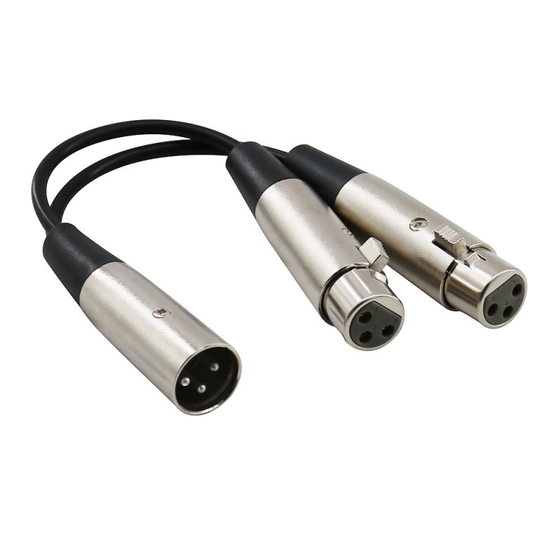 Ewic-yrp 04 1m 2 x Female to 1 x Male XLR Balanced Y-Patch – 1m