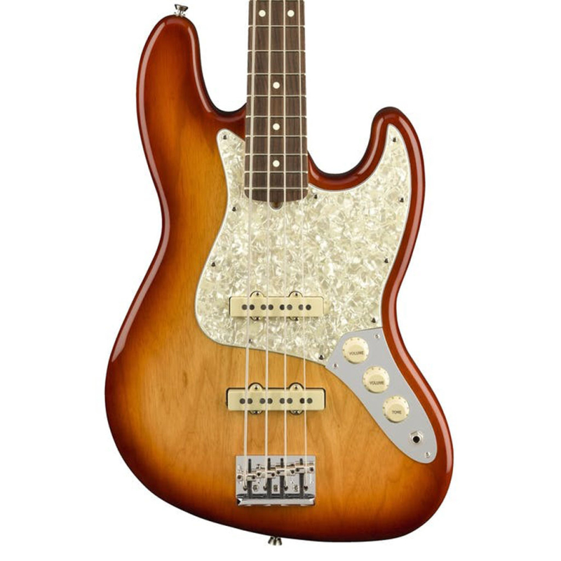 FENDER LTD ED Light Ash American Professional Jazz Bass Rosewood Fretboard Sienna Sunburst