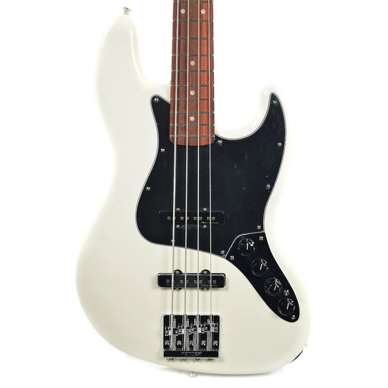 Fender deluxe active jazz bass Olympic white 