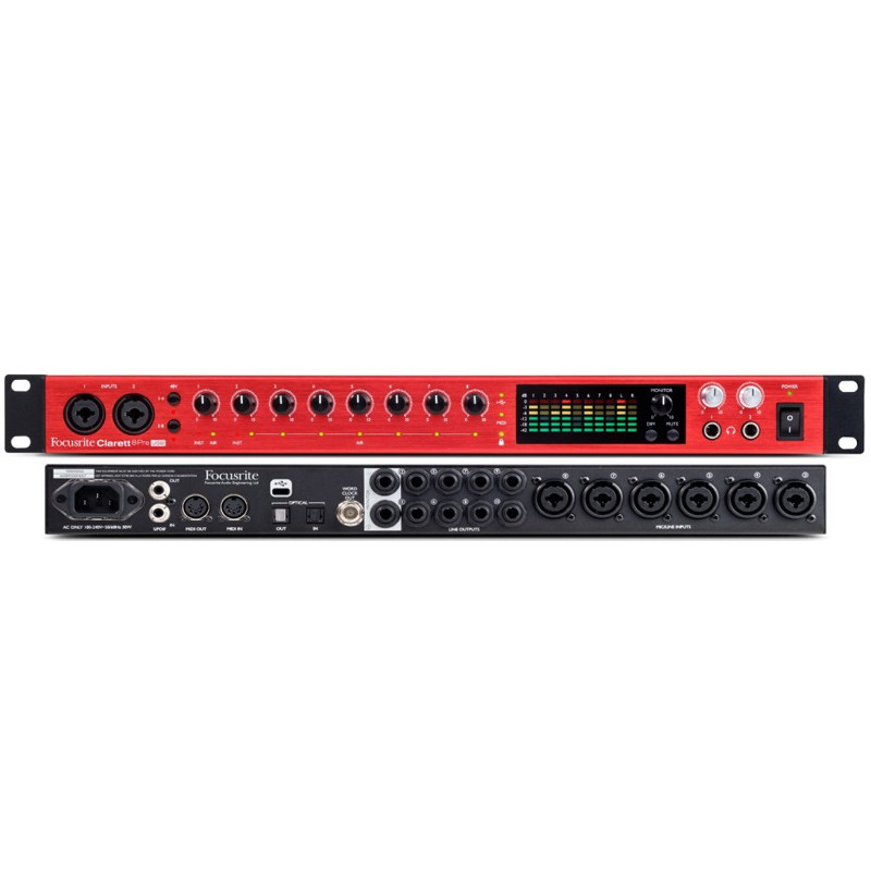 Focusrite clarett 8pre usb audio interface