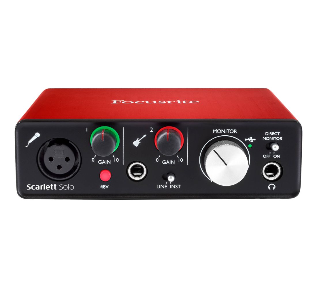 Focusrite scarlett solo gen 3 audio interface / soundcard