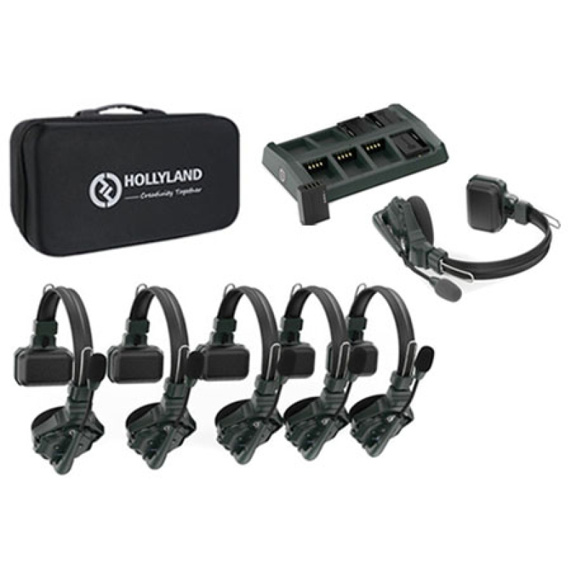 Hollyland Solidcom C1-6S Full-Duplex Wireless Intercom Headset System