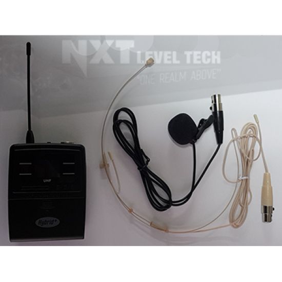 Hybrid + TB1 Beltpack Transmitter with Headset & Lapel