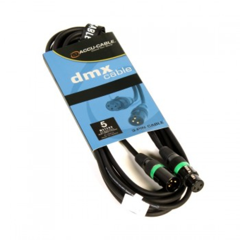 HYBRID Cable DMX XM – XF 3pin 5m