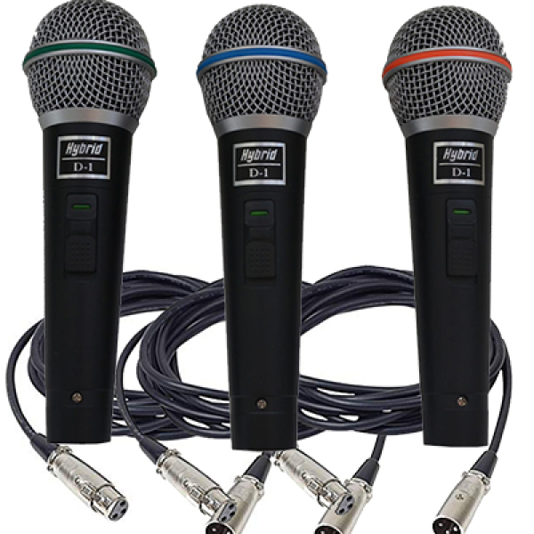 Hybrid d1 3 pack microphone