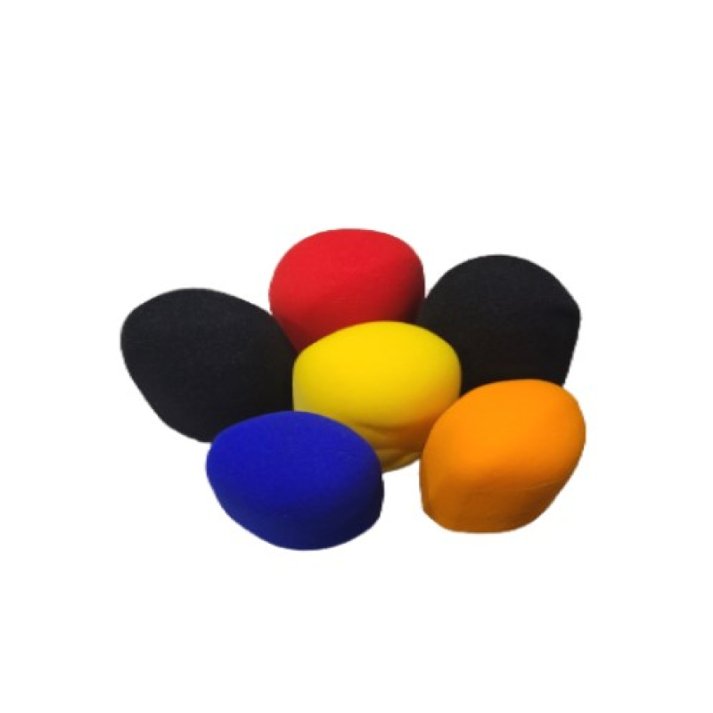 Hybrid microphone sponge cover pack of 6 colour mic windshield