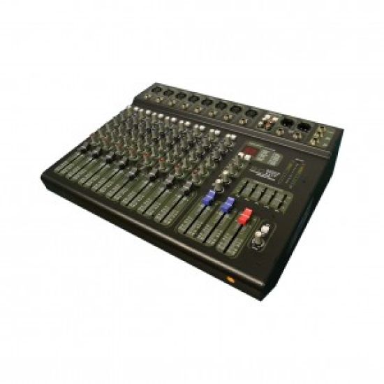 Hybrid md1818pux powered mixer with usb