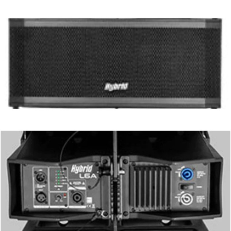 Hybrid l6a dual 6'' active line array