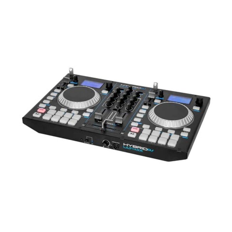 Hybrid dj hbultimix all-in-one dj deck built in usb operation