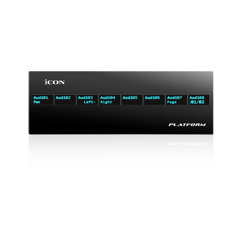 Icon platform d3 for platform nano is the modular oled display unit for the platformnano series control surfaces