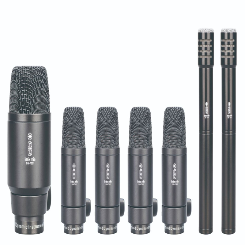 Imix 7 piece drum mic set dm-7001