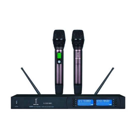 Imix k-3300mk3 dual fixed frequency wireless microphones