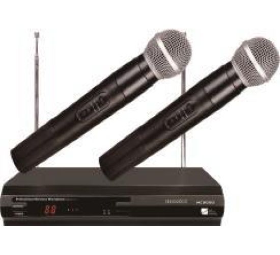 Imix dual handheld wireless mic mc3001 vhf