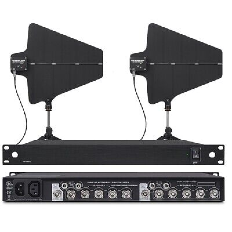 Imix uhf wireless microphone antenna power distribution system