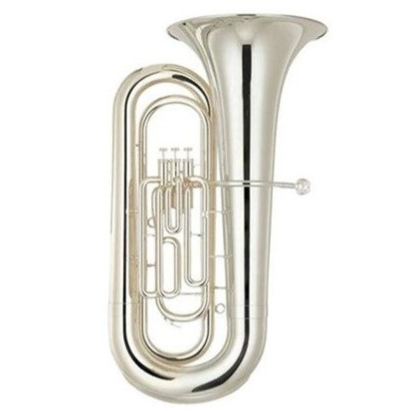 Jinbao bbb tuba 3valves nickle plated jbbb530n