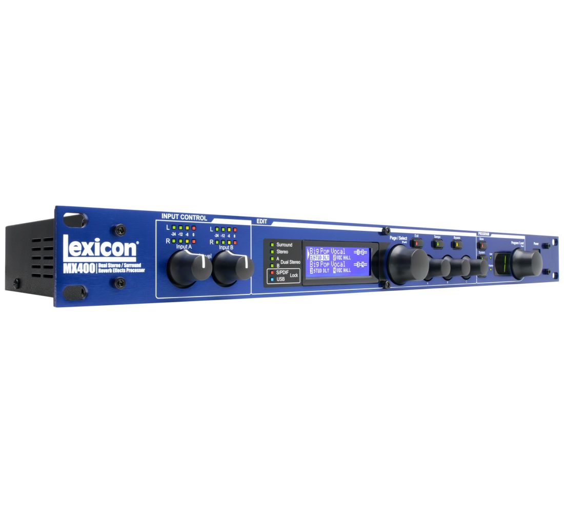 Lexicon MX400 Dual Stereo/Surround Reverb Effects Processor