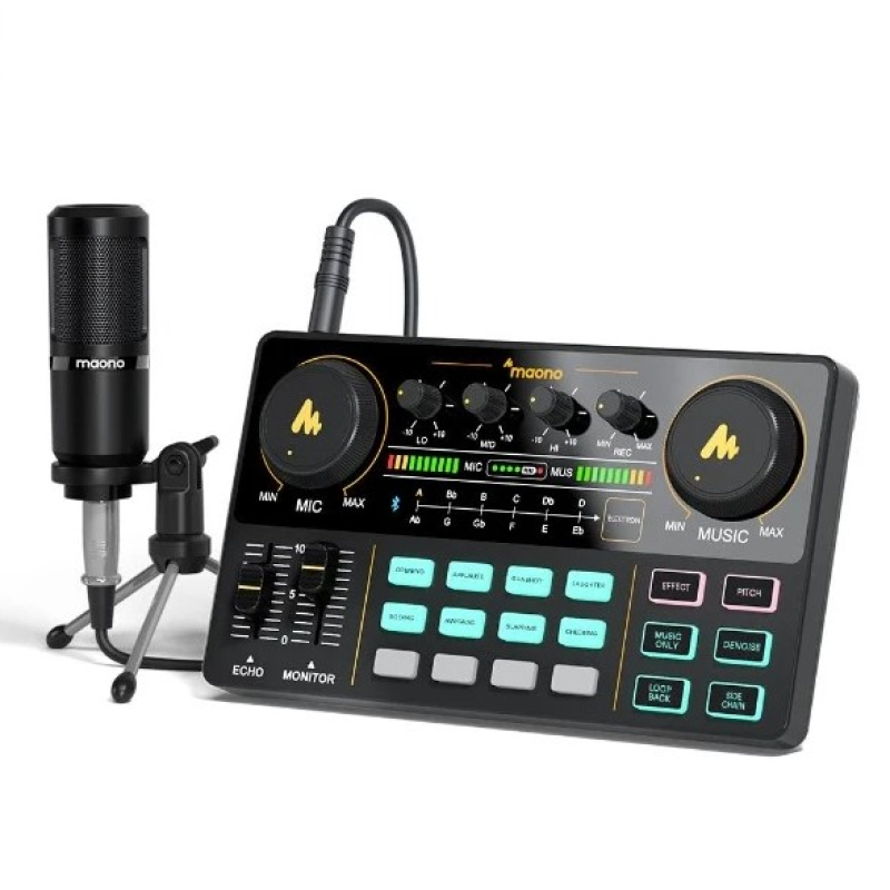 MAONOCASTER Lite Portable All-In-One Podcast Production Studio AU-AM200-S1