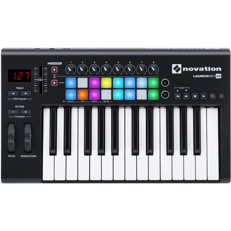 Novation Launchkey 25 USB Keyboard Controller for Ableton Live