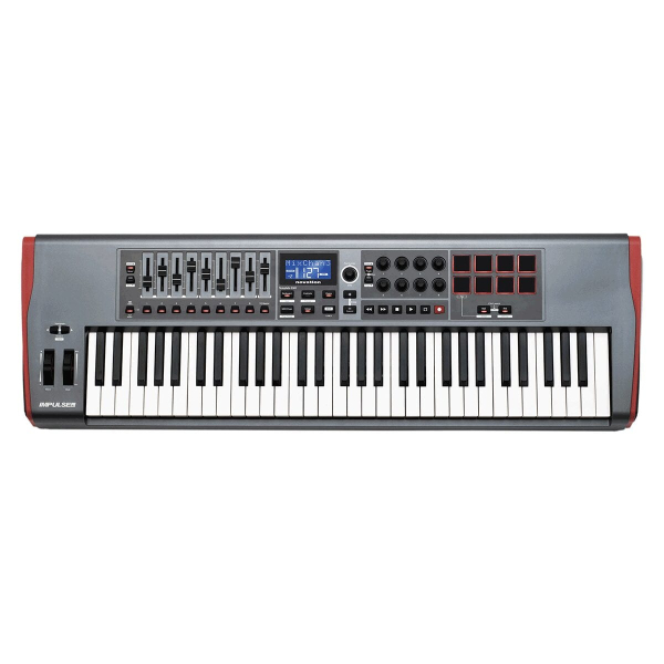 Novation impulse 61 usb midi controller keyboard