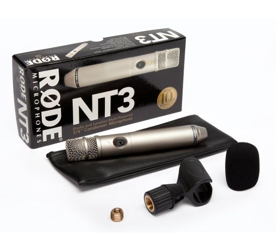 RODE NT3 MEDIUM COIL CONDENSOR MICROPHONE