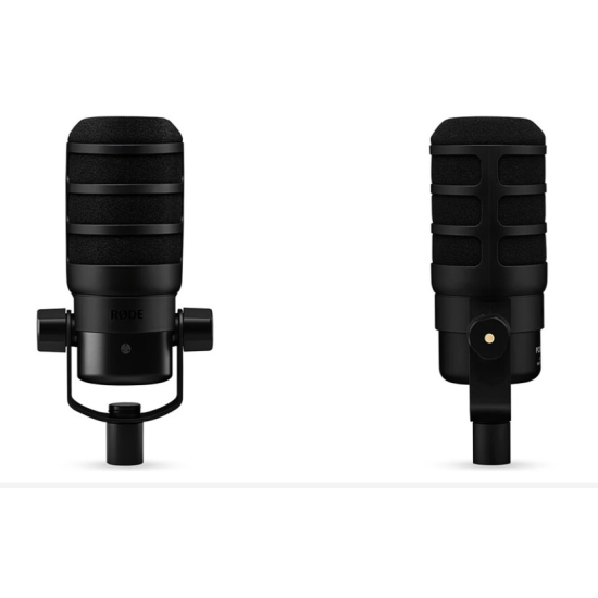 Rode podmic usb and xlr dynamic broadcast microphone (black)