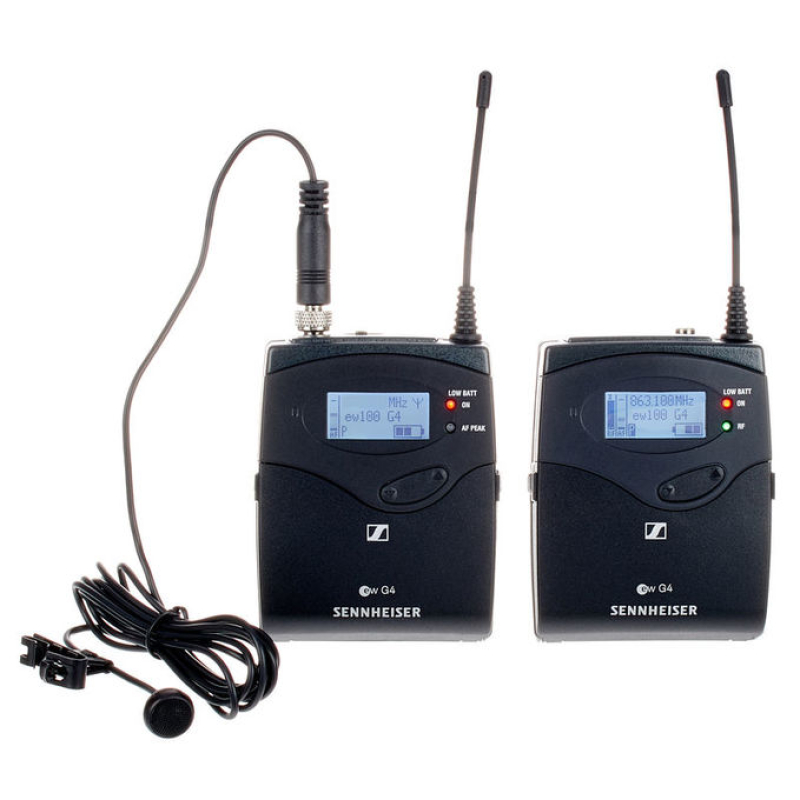 Sennheiser ew 112p g4-b wireless camera lavalier me 2 set