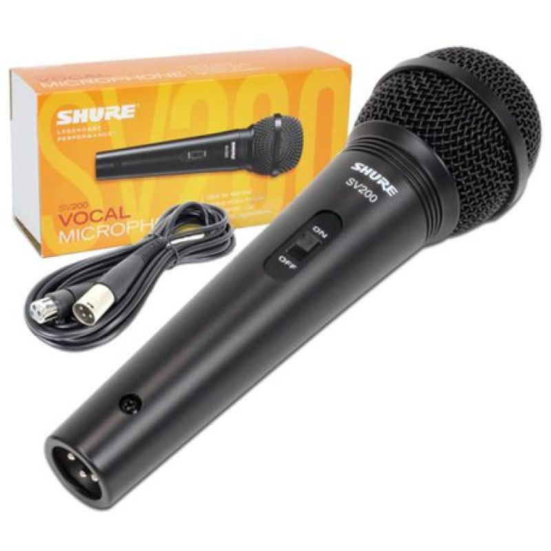 shure sv200 dynamic handheld microphone