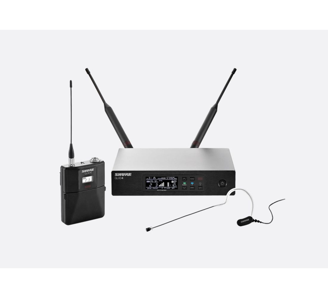 Shure QLDX14/153B Wireless Earset Mic System