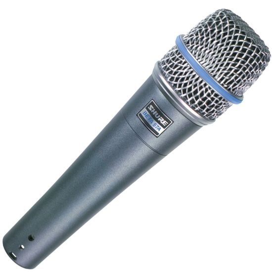 Shure Beta 57A instrument dynamic microphone