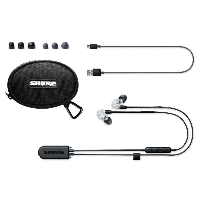 Shure se215-bt2 Sound-Isolating Bluetooth Earphones - Clear
