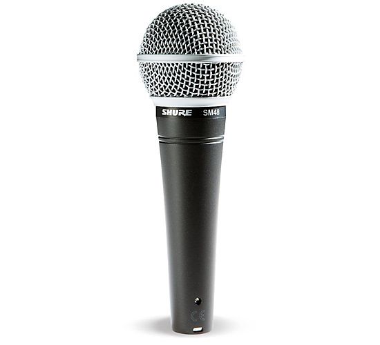 shure sm48 handheld dynamic corded microphone